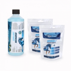 Equi-N-ice Cooling Bandage Stable Pack -  2 x Bandages and 1 x 500ml Coolant